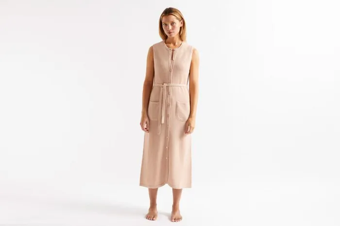 Homewear Womens Eres Somnambule Long Jacket Calcaire
