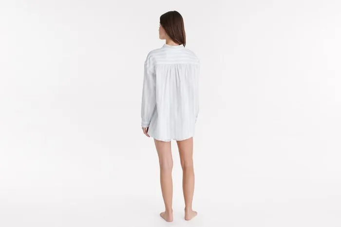 Homewear Womens Eres Vacances Shirt Bleublanc