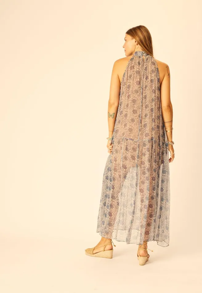 Indiana Maxi Snowflake Sea Women Natalie Martin Dresses