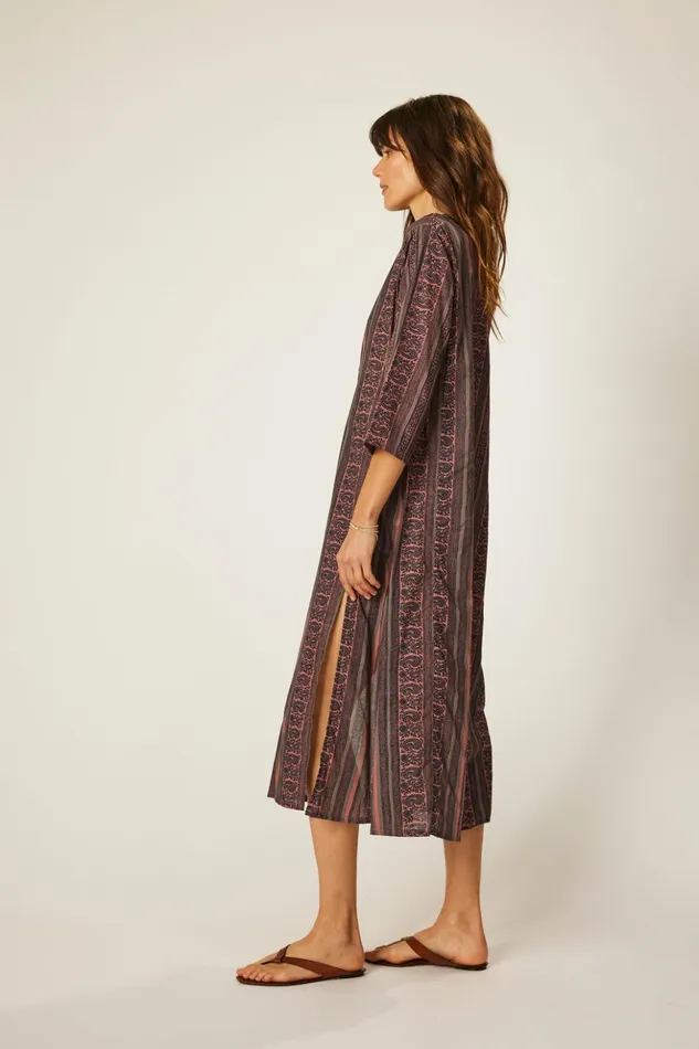 Isobel Dress Paisley Stripe Heather Women Natalie Martin Coverups