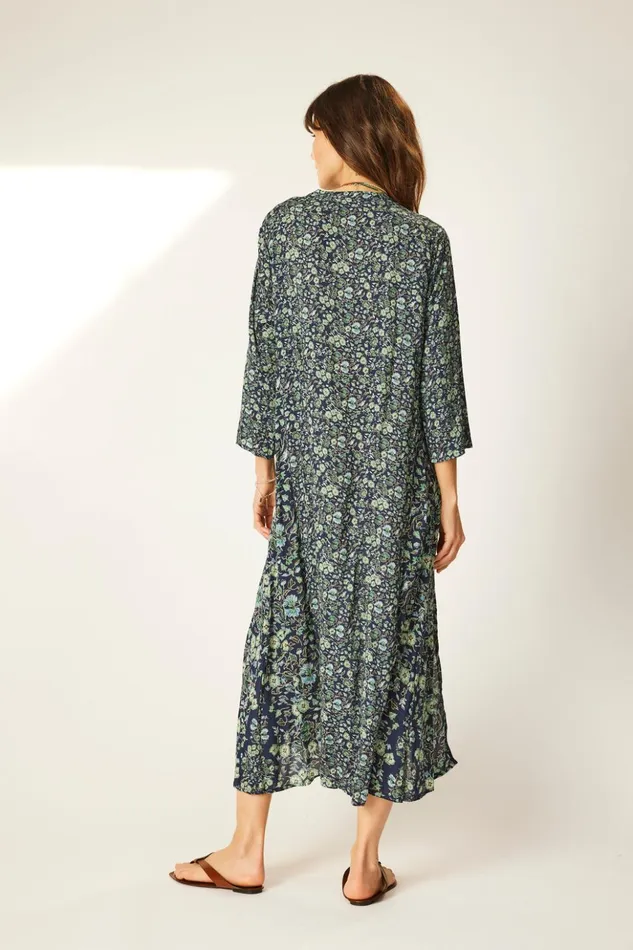Isobel Dress Petite Fleur Marine Women Natalie Martin Coverups