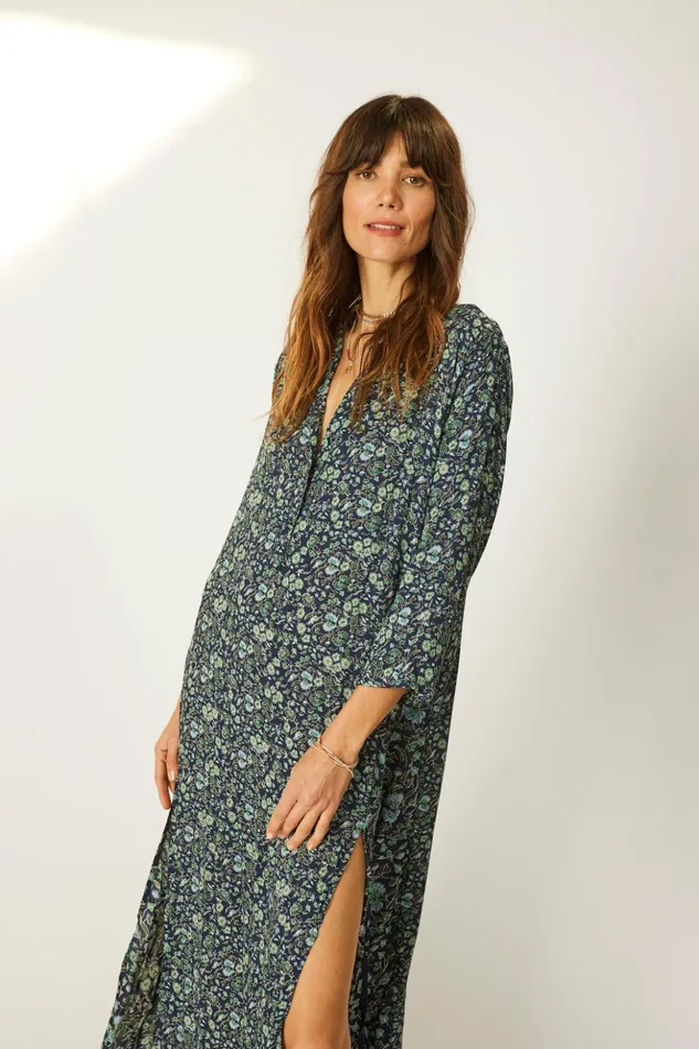 Isobel Dress Petite Fleur Marine Women Natalie Martin Dresses