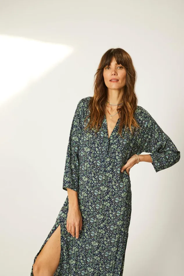 Isobel Dress Petite Fleur Marine Women Natalie Martin Dresses