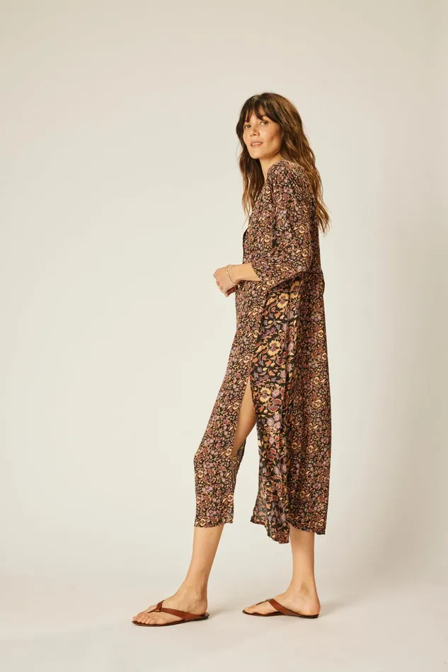 Isobel Dress Petite Fleur Noire Women Natalie Martin Coverups