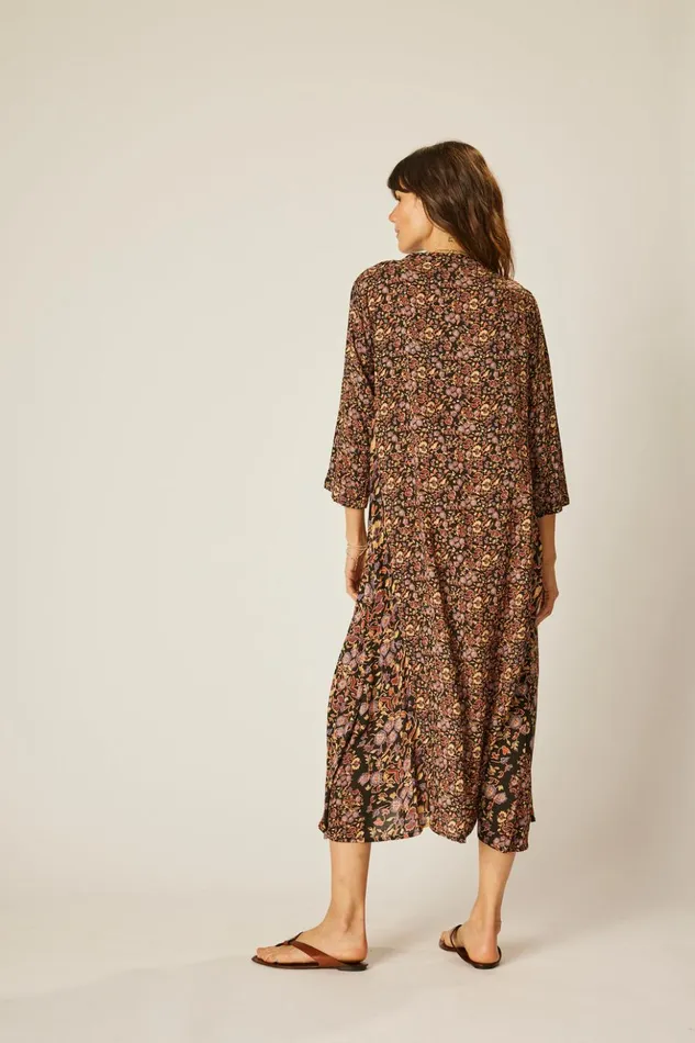 Isobel Dress Petite Fleur Noire Women Natalie Martin Coverups