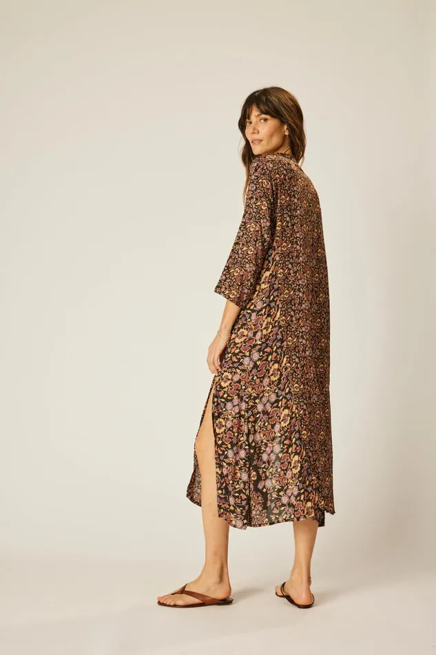 Isobel Dress Petite Fleur Noire Women Natalie Martin Coverups