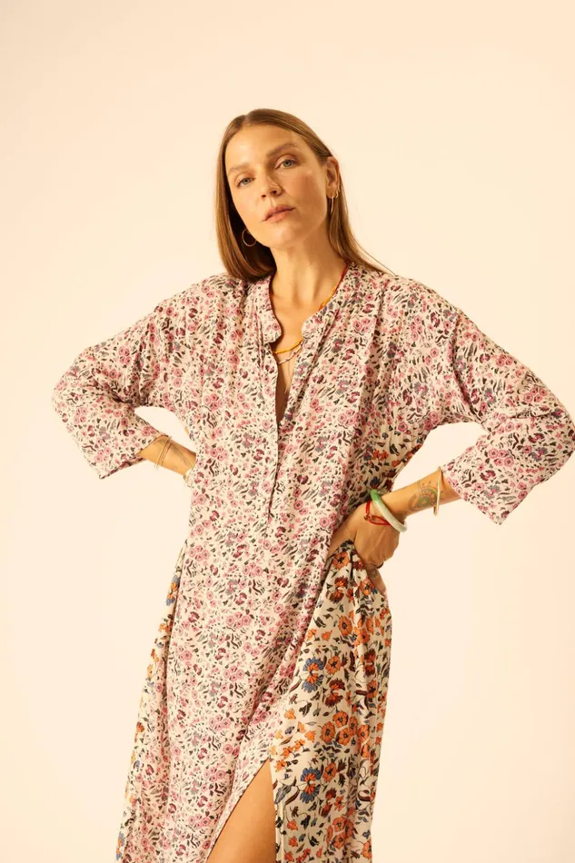Isobel Dress Petite Fleur Rose Women Natalie Martin Coverups