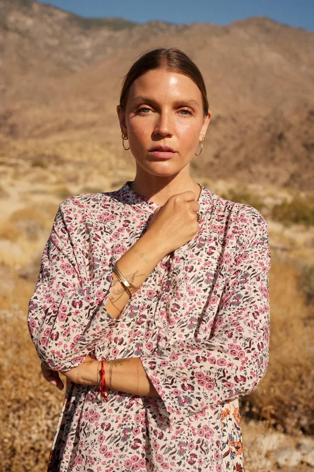 Isobel Dress Petite Fleur Rose Women Natalie Martin Coverups