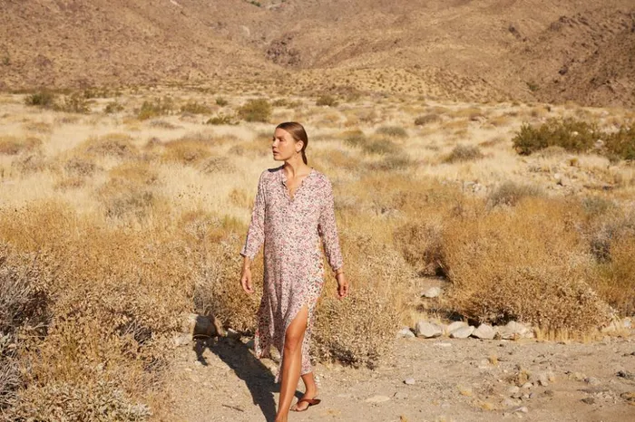 Isobel Dress Petite Fleur Rose Women Natalie Martin Coverups
