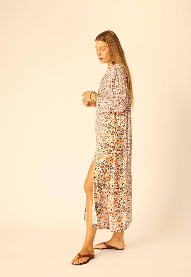 Isobel Dress Petite Fleur Rose Women Natalie Martin Coverups