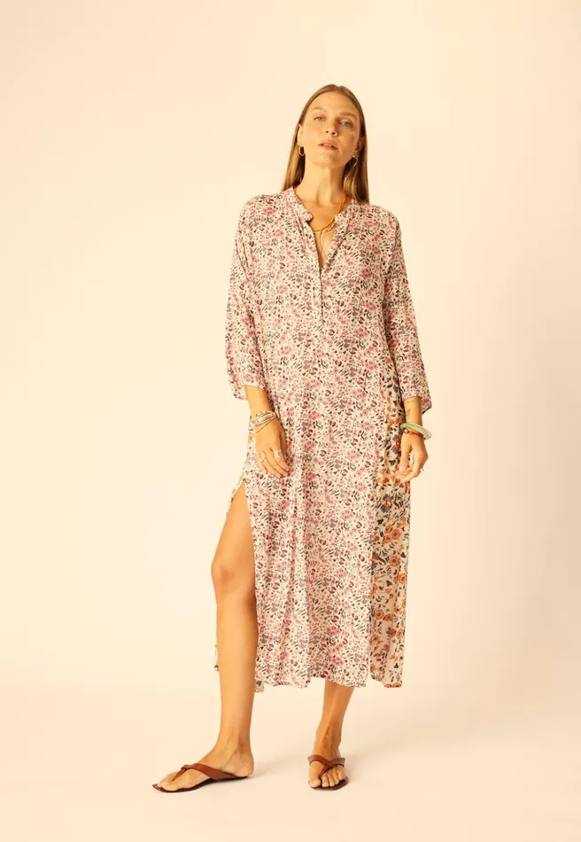 Isobel Dress Petite Fleur Rose Women Natalie Martin Coverups