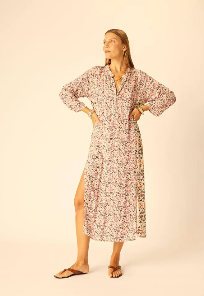 Isobel Dress Petite Fleur Rose Women Natalie Martin Coverups