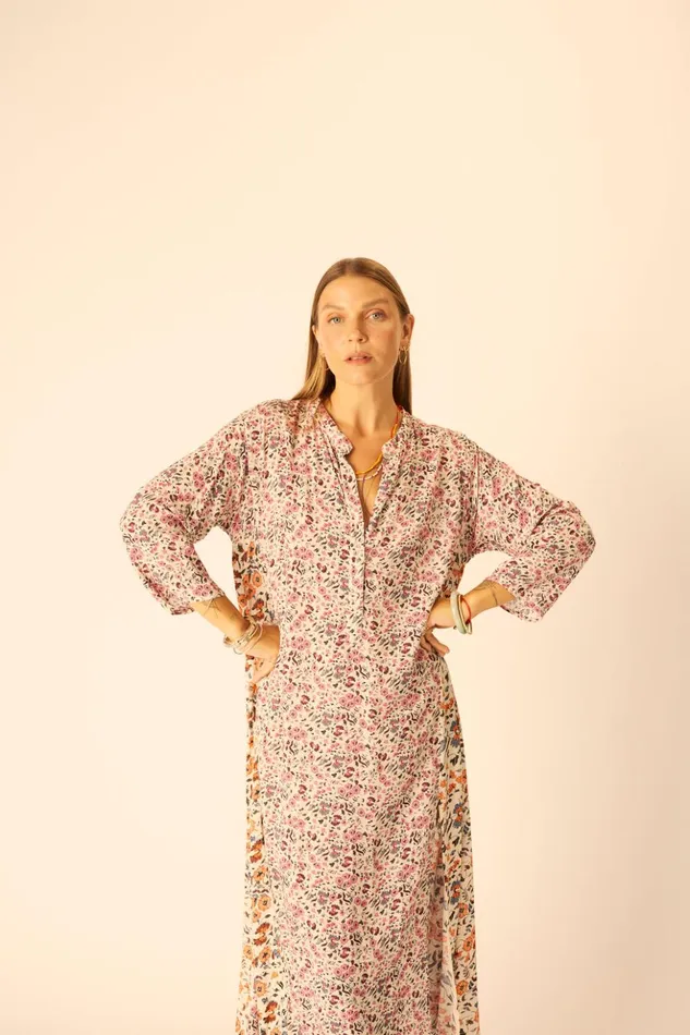 Isobel Dress Petite Fleur Rose Women Natalie Martin Coverups