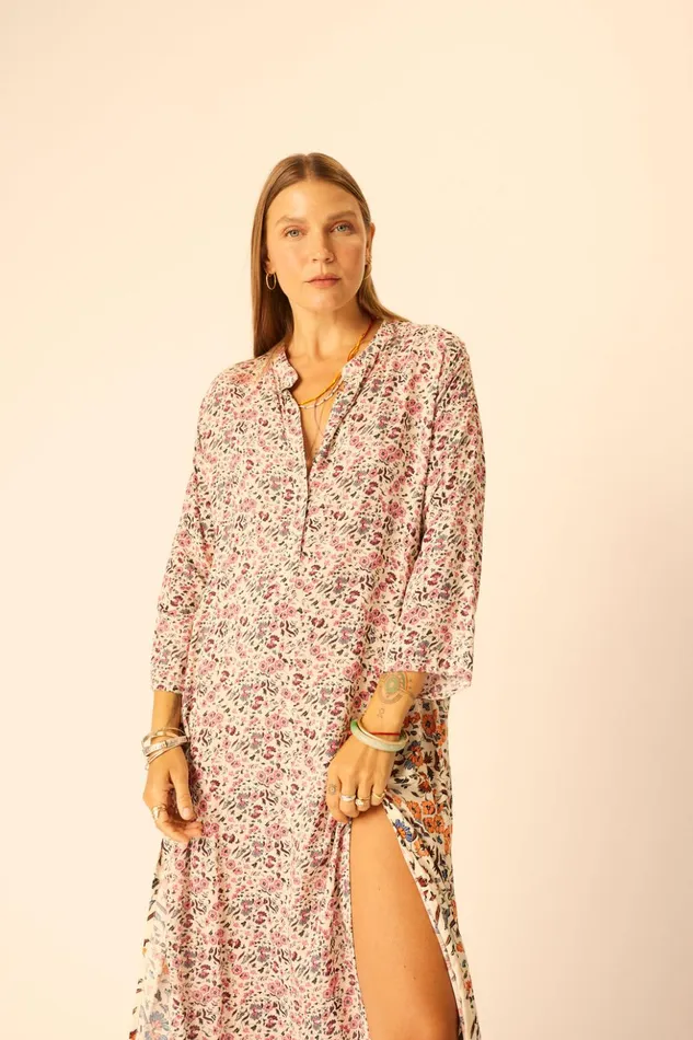 Isobel Dress Petite Fleur Rose Women Natalie Martin Coverups