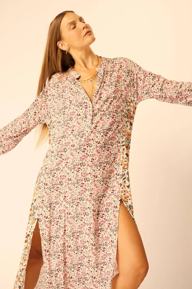 Isobel Dress Petite Fleur Rose Women Natalie Martin Coverups