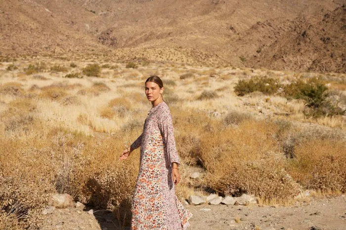 Isobel Dress Petite Fleur Rose Women Natalie Martin Dresses