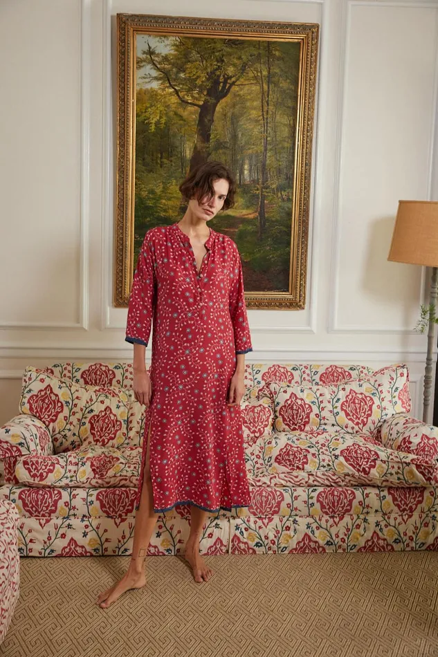 Isobel Dress Pinwheel Barn Red Women Natalie Martin Dresses