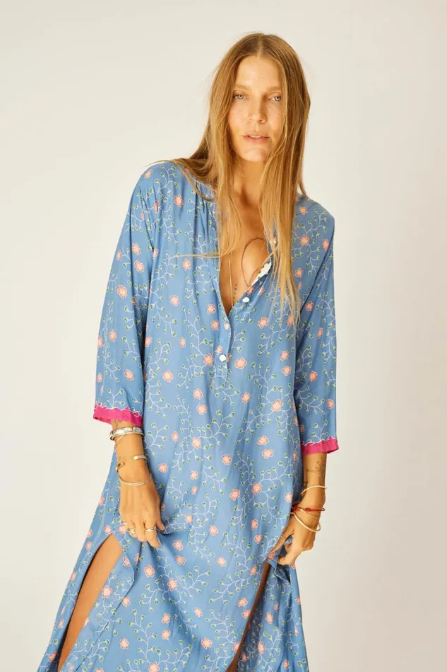 Isobel Dress Pinwheel Denim Women Natalie Martin Dresses