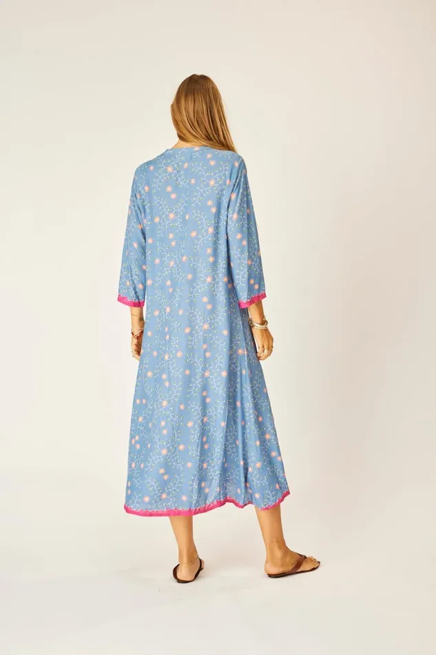 Isobel Dress Pinwheel Denim Women Natalie Martin Dresses