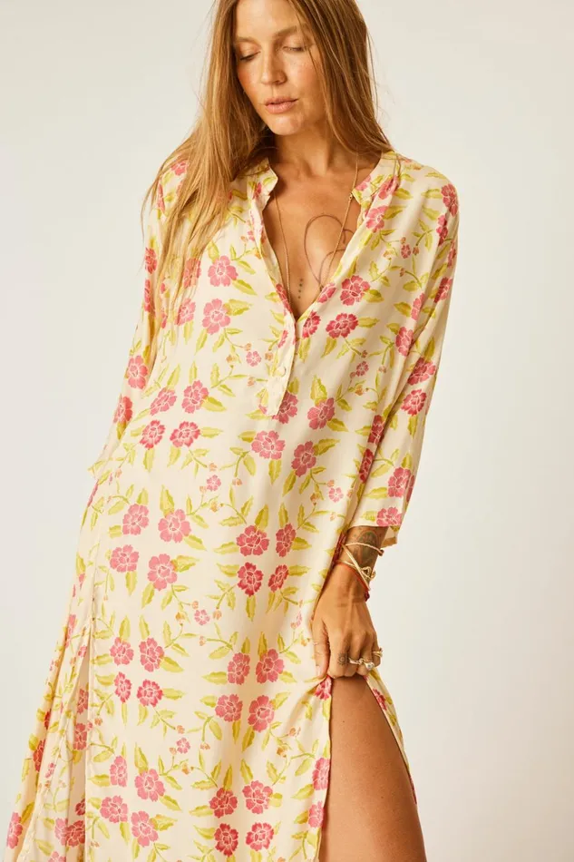 Isobel Dress Prairie Dusty Crimson Women Natalie Martin Dresses