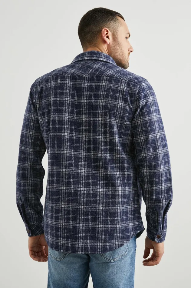 Jackets and Coats Men Rails Alder Shirt Jacket Valley Frost