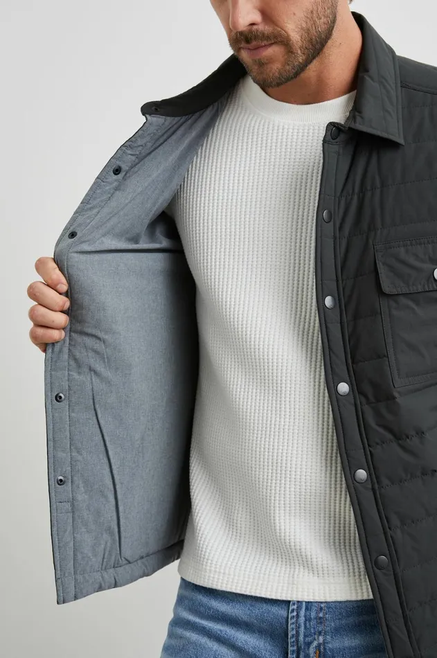 Jackets and Coats Men Rails Andover Jacket Black