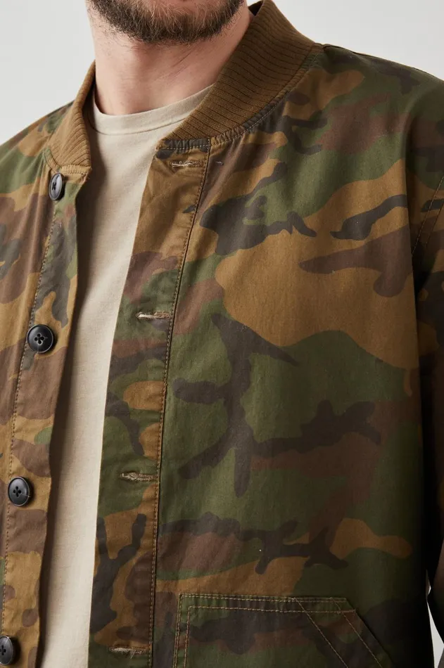 Jackets and Coats Men Rails Aston Jacket Woodland Camo