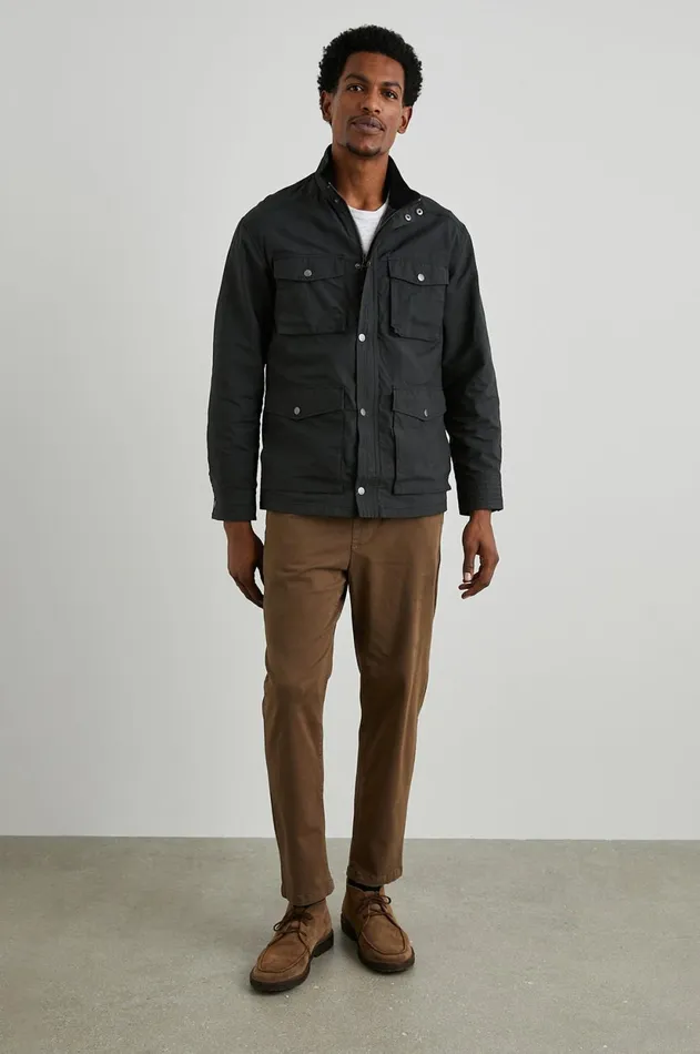 Jackets and Coats Men Rails Cardiff Jacket Black