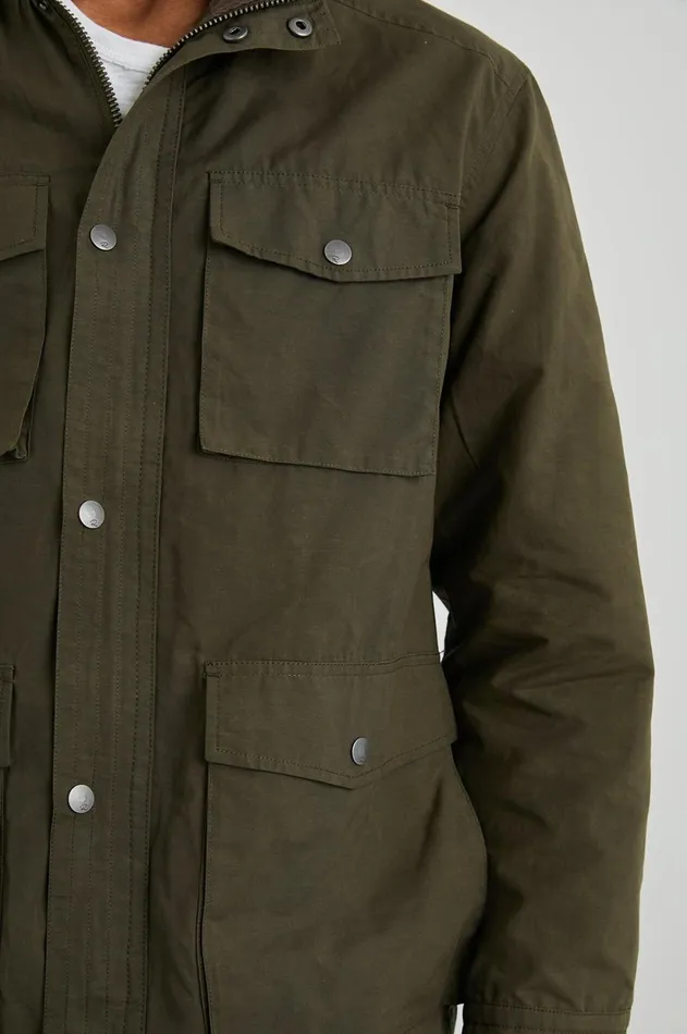 Jackets and Coats Men Rails Cardiff Jacket Dark Olive