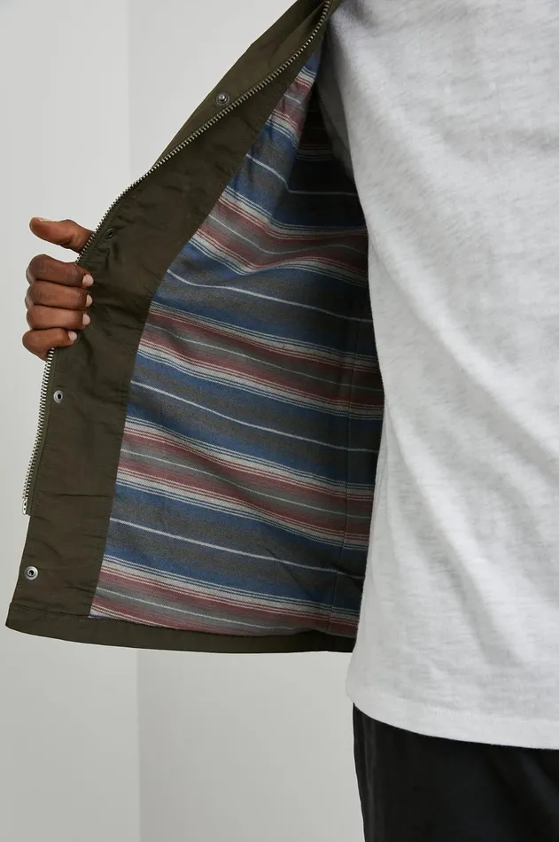 Jackets and Coats Men Rails Cardiff Jacket Dark Olive