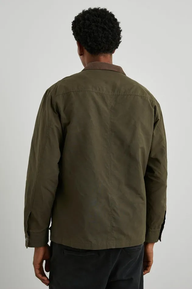 Jackets and Coats Men Rails Cardiff Jacket Dark Olive