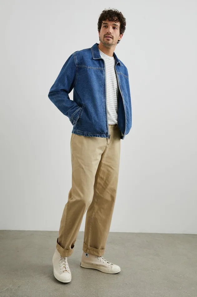 Jackets and Coats Men Rails Cooke Jacket Rinse Wash