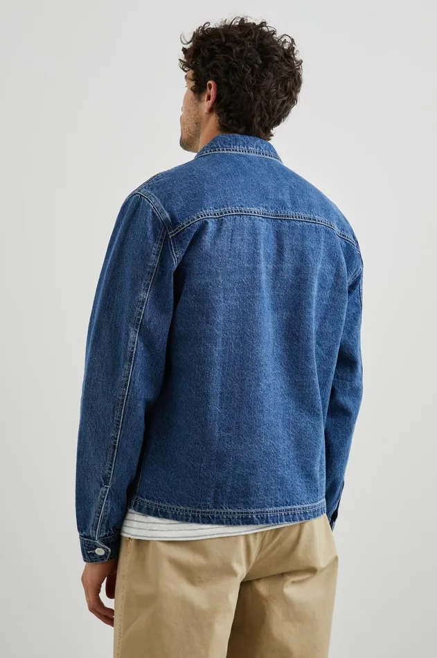 Jackets and Coats Men Rails Cooke Jacket Rinse Wash