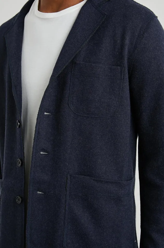 Jackets and Coats Men Rails Dwight Blazer Navy