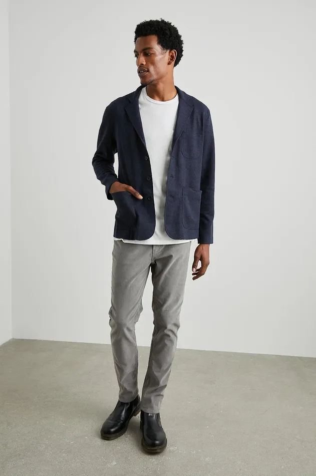 Jackets and Coats Men Rails Dwight Blazer Navy