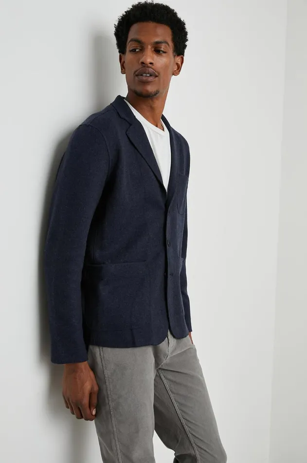 Jackets and Coats Men Rails Dwight Blazer Navy