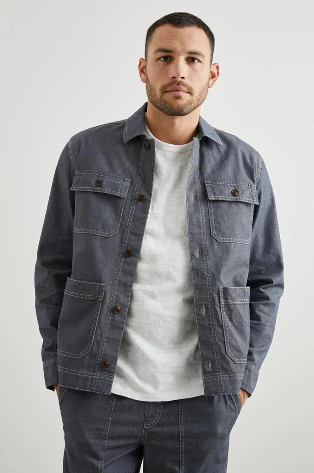 Jackets and Coats Men Rails Franklin Jacket Railroad Dobby