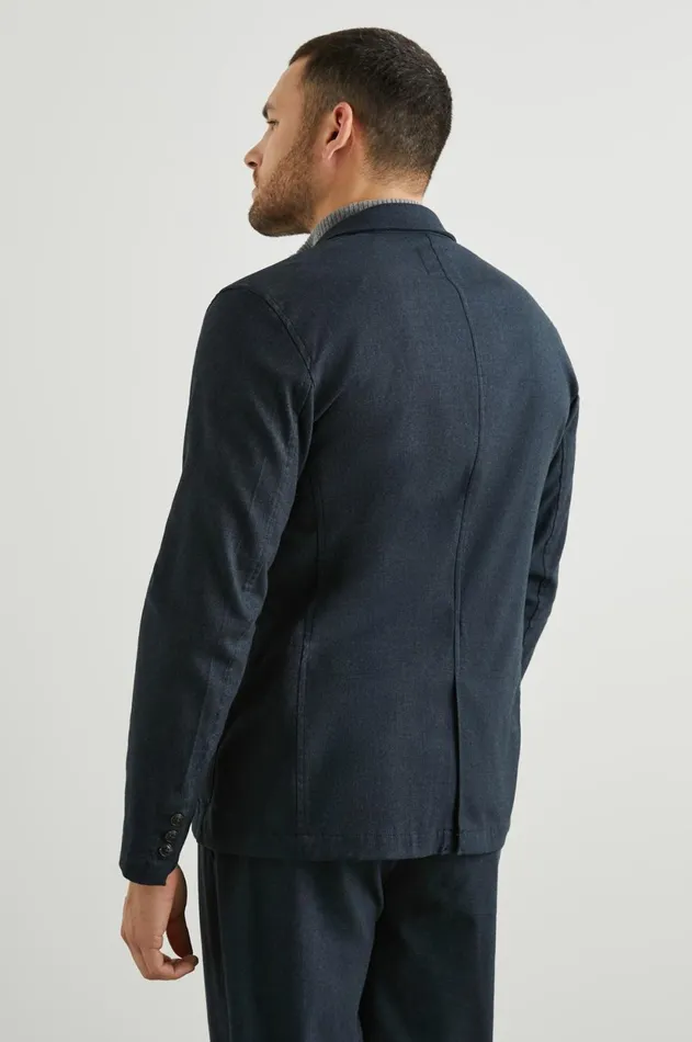 Jackets and Coats Men Rails Idris Blazer Dark Navy