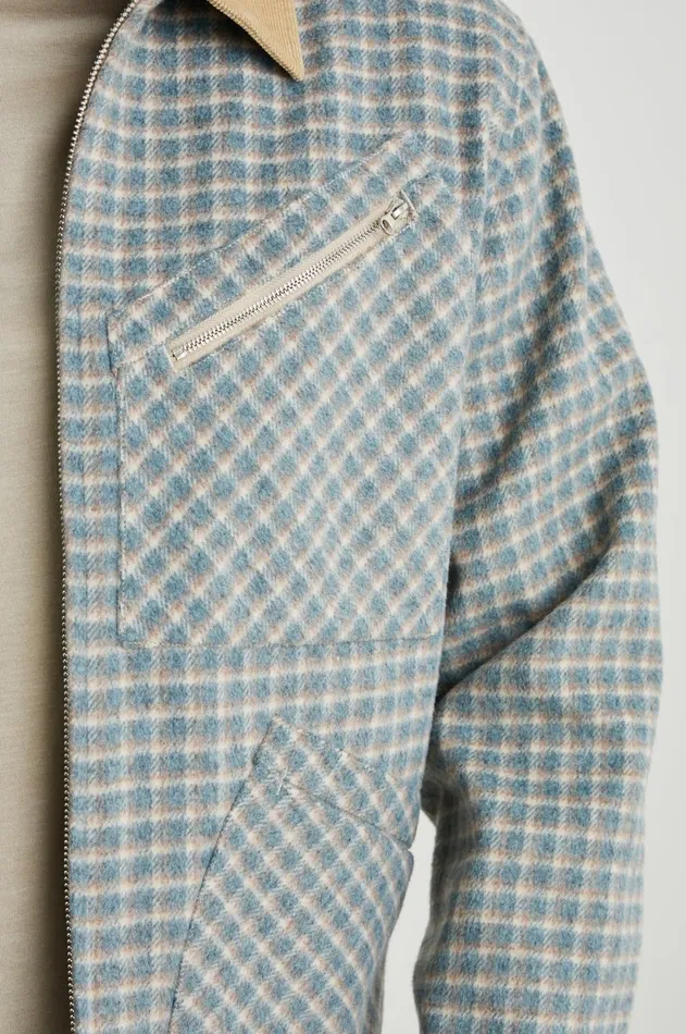 Jackets and Coats Men Rails Ketter Jacket Rust Shimmer Wheat