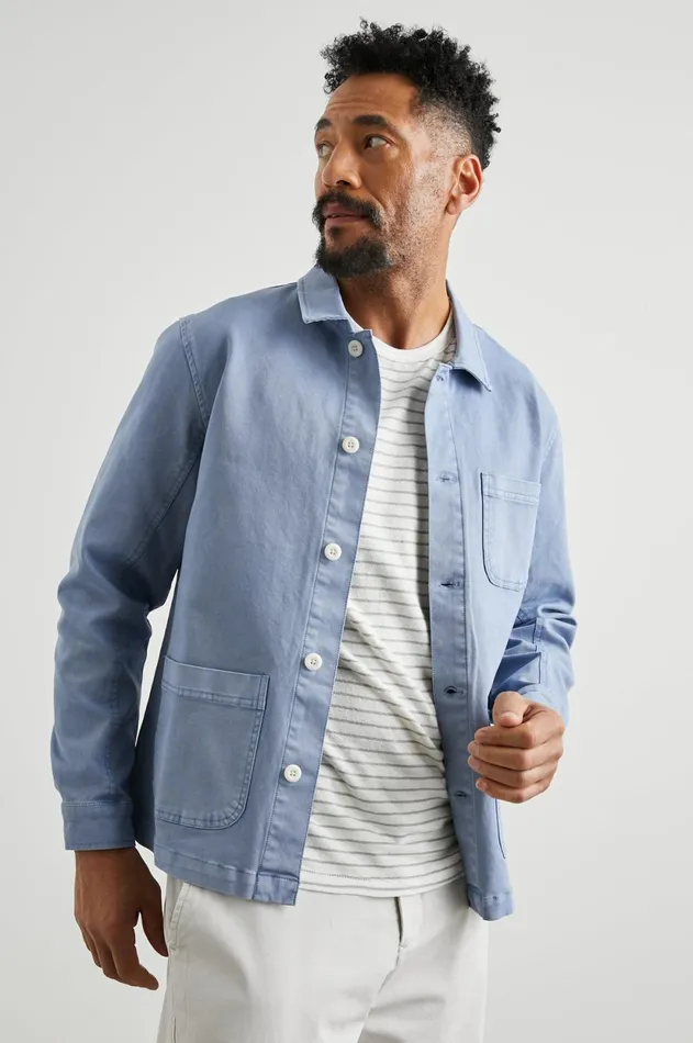 Jackets and Coats Men Rails Luc Jacket French Blue
