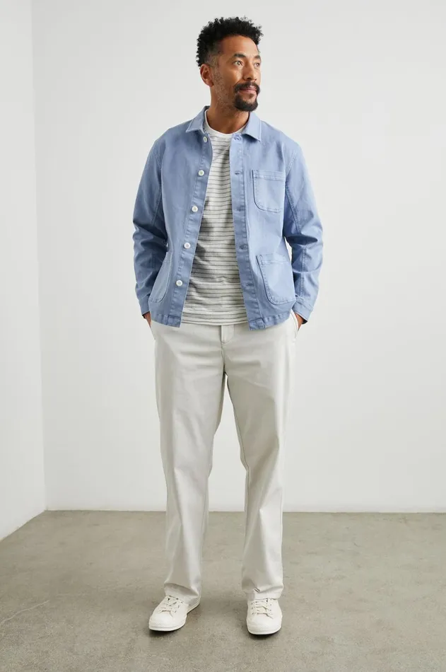 Jackets and Coats Men Rails Luc Jacket French Blue