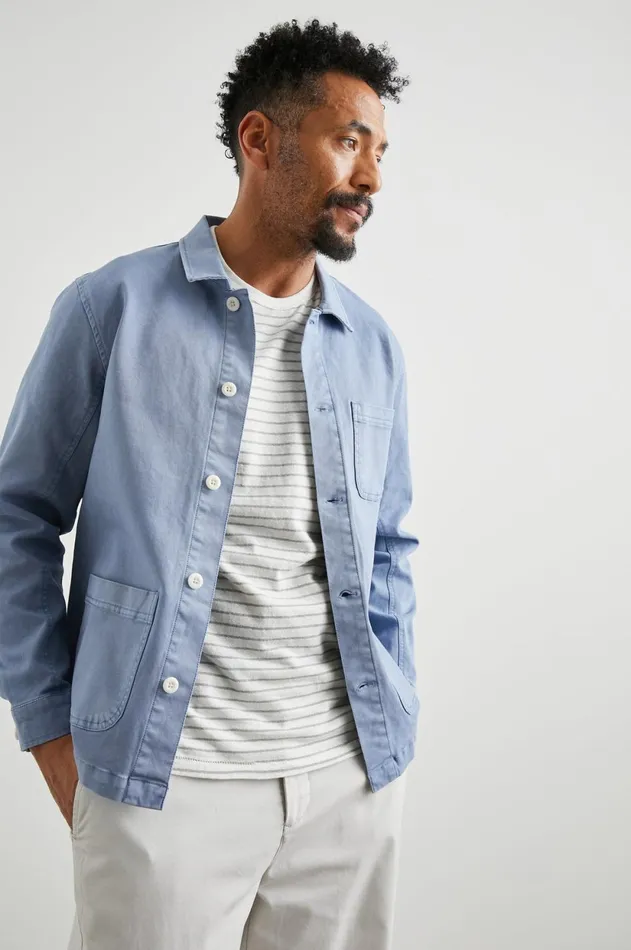 Jackets and Coats Men Rails Luc Jacket French Blue