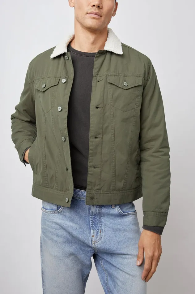 Jackets and Coats Men Rails Mckinley Jacket Olive
