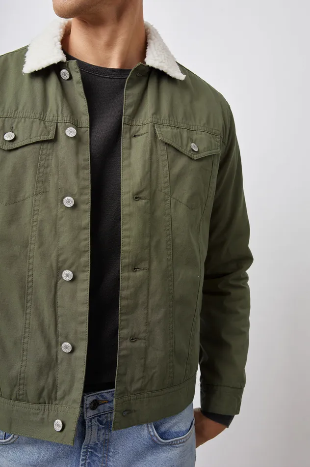 Jackets and Coats Men Rails Mckinley Jacket Olive