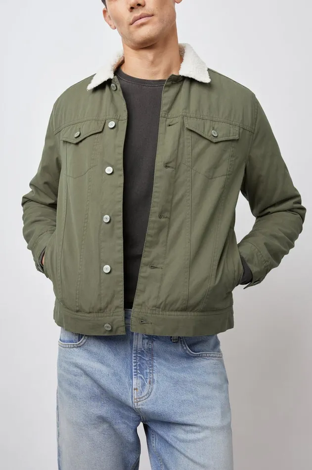 Jackets and Coats Men Rails Mckinley Jacket Olive