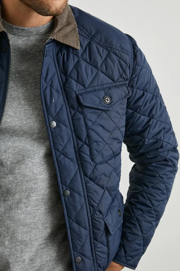 Jackets and Coats Men Rails Norland Jacket Perfect Navy