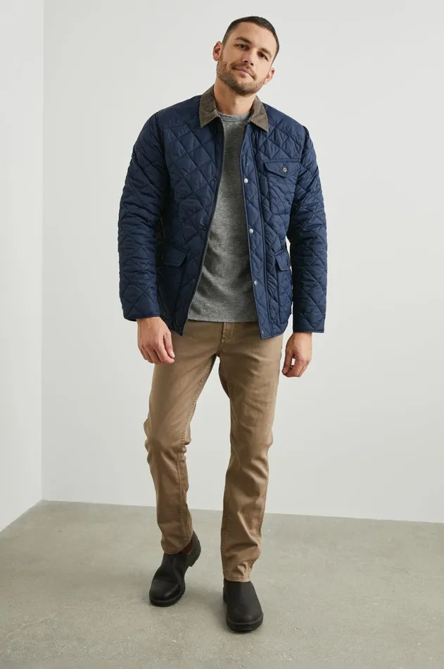 Jackets and Coats Men Rails Norland Jacket Perfect Navy