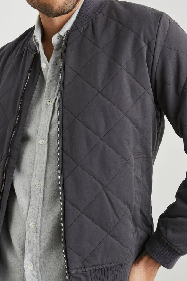 Jackets and Coats Men Rails Peninsula Jacket Washed Black