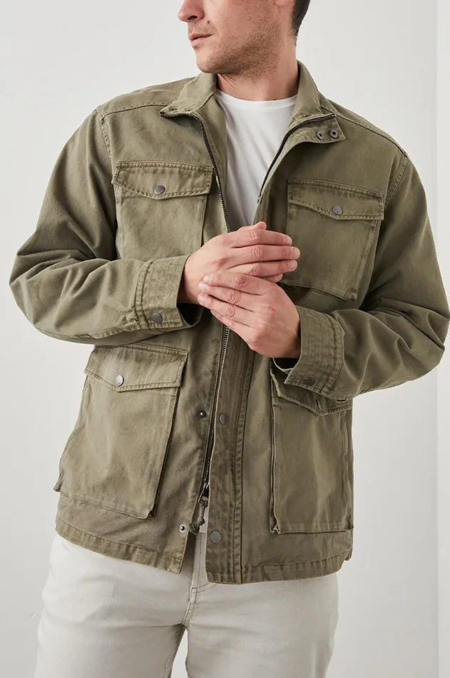 Jackets and Coats Men Rails Porter Jacket Sage
