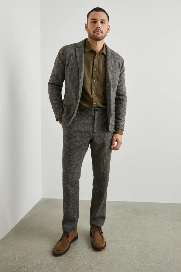 Jackets and Coats Men Rails Reynard Blazer Highland Tweed